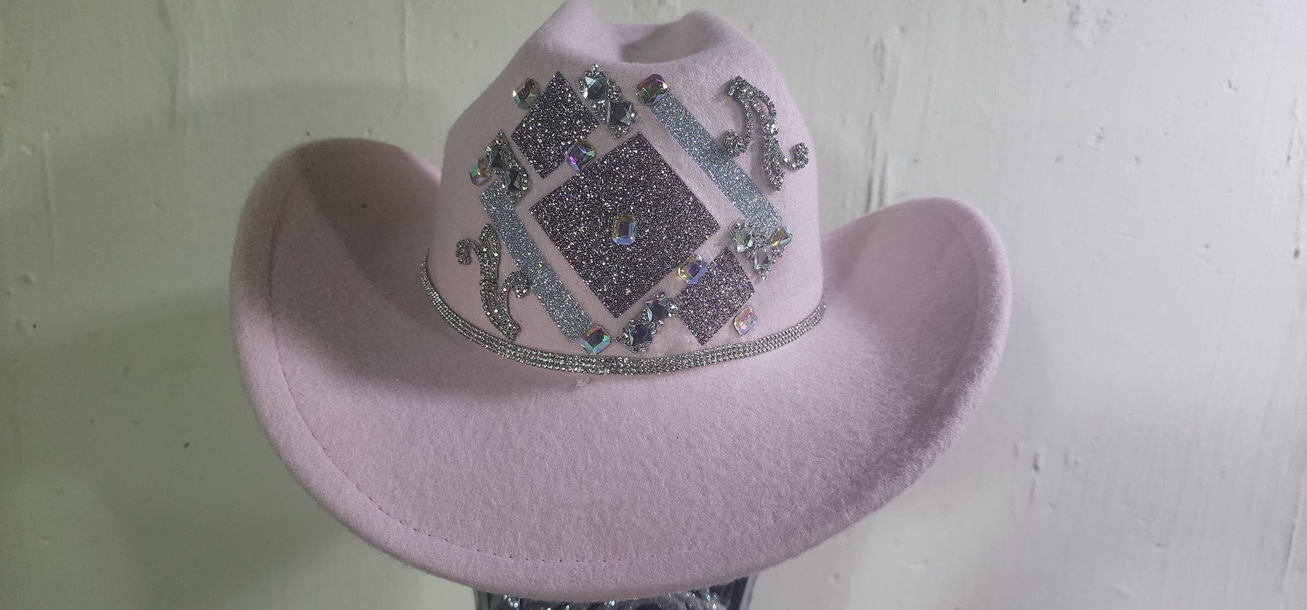 Ladies Pink Cowgirl Hat